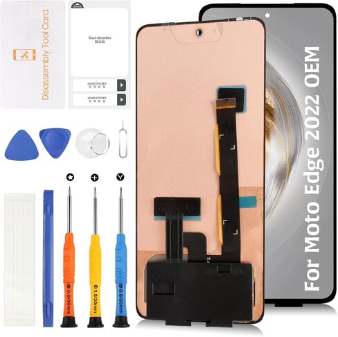 Original OLED LCD for Motorola Moto Edge 2022 OEM LCD Screen Replacement 6.6" XT2205 XT2205-1 XT2205-3 LCD Display Touch Digitizer Screen Assembly with Repair Tools in Saudi Arabia