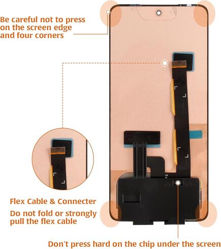 Original OLED LCD for Motorola Moto Edge 2022 OEM LCD Screen Replacement 6.6" XT2205 XT2205-1 XT2205-3 LCD Display Touch Digitizer Screen Assembly with Repair Tools in Saudi Arabia