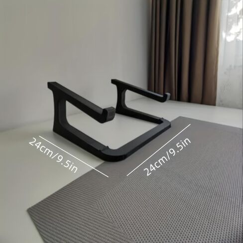 Laptop Stand for Desk, Laptop Riser ABS Detachable Portable Notebook Holder for 10-15.6"Laptops, Computer - Black in Saudi Arabia