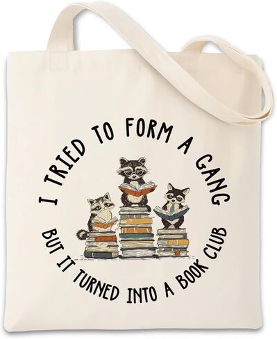 Book Lovers Tote Bag, Book Club Totes, Aesthetic Shopping Grocery Reusable Tote Bag for Reading Accessories, Librarian, Bookish, Readers, Teacher, Library Present in Saudi Arabia