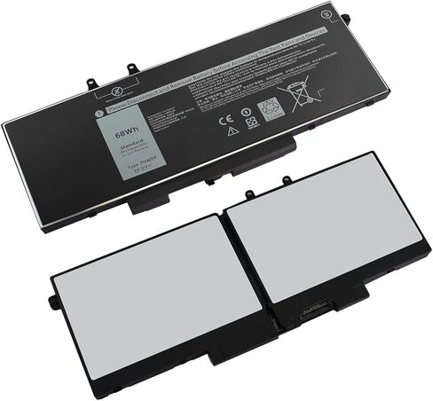 3HWPP 68Wh 5510 استبدال بطارية الكمبيوتر المحمول لـ Dell Latitude 5410 5511 5501 5411 5401، Dell Black Inspiron 17 7500 7506 2n1 Inspiron 7706 2 في 1، Precision 3550 3551 3541 10X1J N2NLL 1VY7F 03HWPP. in Kuwait