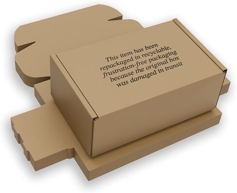 (Medium Box) (15 Pack) STRONG Shipping and replacement SHOE BOXES - HEAVY DUTY - 12" X 9" X 4.125" - Self Locking Lid - Repackaging Message Printed on Outside of Box - Fast, Easy to Build in Saudi Arabia
