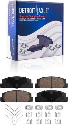 Detroit Axle - Brake Kit for 2011-2014 Honda Odyssey Disc Brake Rotors 2011 2012 2013 2014 Ceramic Brakes Pads, Front & Rear Replacement Brakes and Rotors in Saudi Arabia
