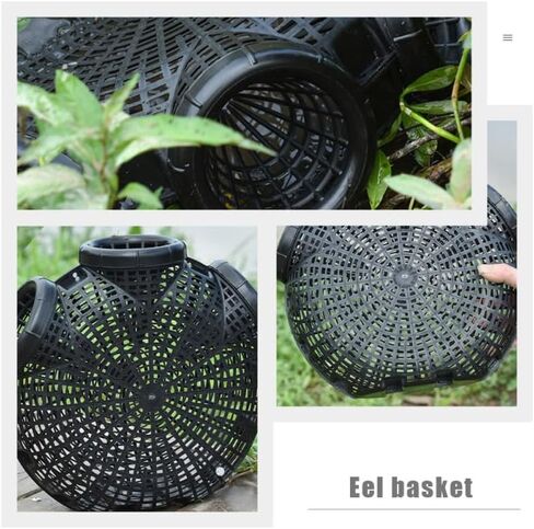 EEL Trap Crab Trap Portable Lobster Bait Fishing Net 12.20X10.62X3.93In Lightweight Breathable Easy Use in Saudi Arabia