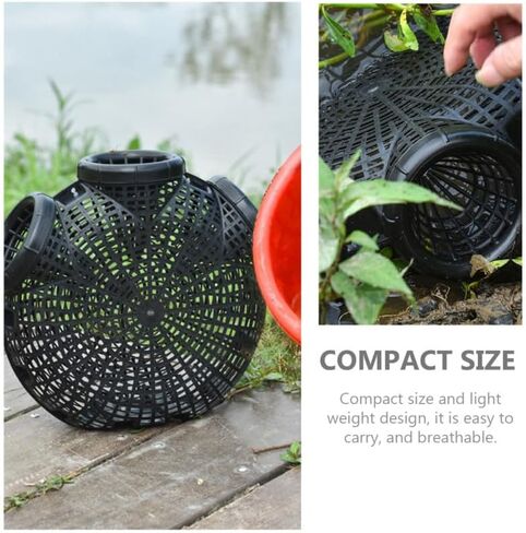 EEL Trap Crab Trap Portable Lobster Bait Fishing Net 12.20X10.62X3.93In Lightweight Breathable Easy Use in Saudi Arabia
