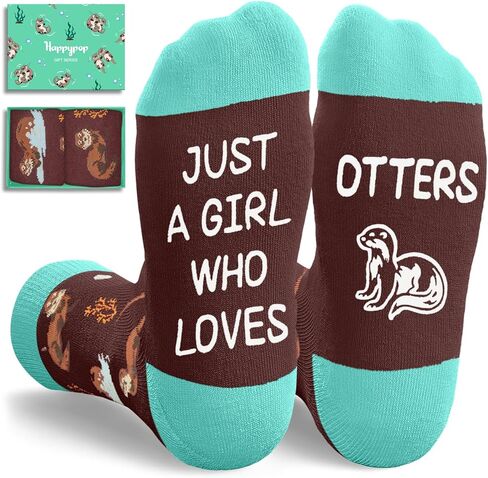 HAPPYPOP Capybara Gifts for Women - Funny Capybara Socks for Teen Girls, Animal Gifts Stocking Stuffers in Saudi Arabia