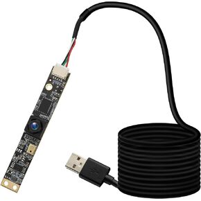 8MP Ultra HD USB Camera with Microphone,2448P 30fps,105° Wide Angle Lens Lightburn Compatible for 3D Printers Plug and Play Works with Windows,Mac,Linux, Raspberry Pi in Saudi Arabia