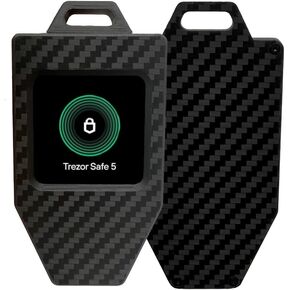 Carbon Fiber Case for Trezor Safe 5, Full Protection for Crypto Hardware Wallets, Lightweight and Precision-Fit in Saudi Arabia