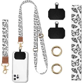 Phone Lanyard Crossbody Wrist Strap, Universal Adjustable Neck Strap for Phone Case Keys ID Badges in Kuwait