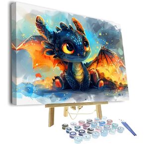 Frog Paint by Numbers Kits DIY Frog Book Painting Works Cits Magic Book Paint by Numbers Art for البالغين المبتدئين الحيوانات الضفدع اللوحة المطبوعات على قماش لزخارف غرفة النوم 16x20 في (بدون إطار) in Kuwait