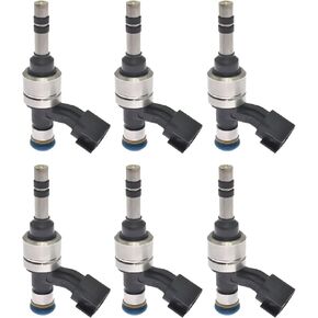 Set of 6 Fuel Injectors FJ1157 12634126 Replacement Compatible with Buick Enclave Lacrosse Cadillac ATS CTS SRX XTS GMC Canyon Terrain Chevrolet - Replaces 12642128 in Saudi Arabia