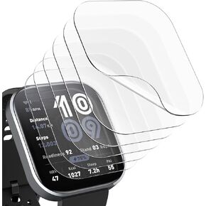 WD&CD 6 Pack Screen Protector Compatible for Amazfit Bip 6 46mm, HD TPU Protective Film Compatible for Amazfit Bip 6 Smart Watch in Saudi Arabia
