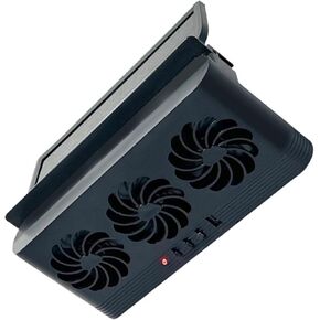 USB شحن البطارية تعمل بالطاقة الشمسية مروحة تهوية تهوية مشعاع أنظمة تبريد السيارة الأمامية الخلفية نافذة العادم مروحة السيارة الداخلية التحكم في درجة الحرارة in Kuwait