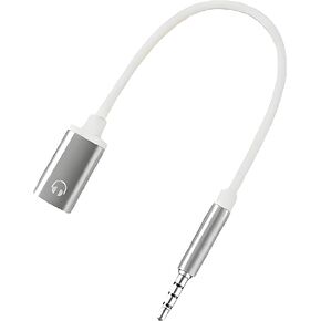 محول صوت 3.5 ملم إلى USB-C، محول مقبس سماعة الرأس، كابل تناظري من النوع C، محول سماعة أذن، متوافق مع مشغلات الأقراص المضغوطة، ومشغلات MP3، والأجهزة اللوحية، وأجهزة الكمبيوتر المحمولة، وكابل محول الصوت (فضي) in Kuwait