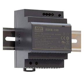 مين ويل HDR-100-12N Non LPS Ultra Slim Step Shape 4SU DIN Rail Power Supply، 12 فولت، 7.5 أمبير، 90 وات in Saudi Arabia