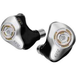 EPZ P50 1DD + 2BA + 2 Planar Hybrid Drivers HiFi IEM 3.5/4.4 قابس قابل للاستبدال 6N كابل سماعة أذن نحاسي كريستالي واحد مطلي بالفضة in Kuwait