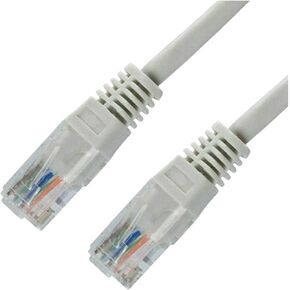 3 Pack Lot - 7ft CAT5e Ethernet Network LAN Router Patch Cable Cord Wire Gray Versatile Universal Cord Durable Reliable Replacement Part Home Appliance Upgrade Maintenance Component in Kuwait