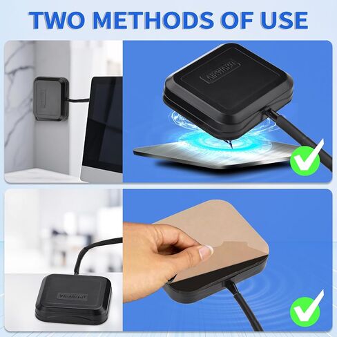 SUPERBAT 4G LTE SMA Male MIMO Antenna Adhesive Magnet Mount with 10ft Extension Cables for Verizon AT&T T-Mobile Sprint 4G LTE Router Cellular IoT Gateway Mobile Broadband Modem Hotspot in Saudi Arabia
