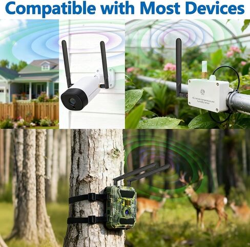 4G LTE Cellular Antenna 3dBi SMA Male Antenna (2-Pack) for 4G LTE Wireless Router CPE Hotspot Industrial IoT Router Cellular Gateway Terminal Outdoor Cellular Security Camera Delivery Locker in Kuwait