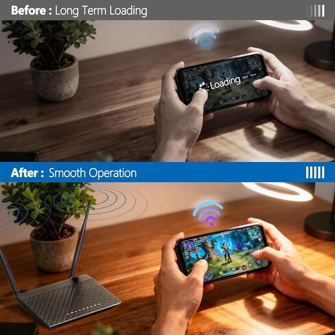 Dual Band WiFi Antenna 2.4GHz 5GHz 5.8GHz 6dBi RP-SMA Male MIMO Antenna for WiFi Router Wireless Network Card USB Adapter Security IP Camera Video Surveillance Monitor (2-Pack) in Kuwait