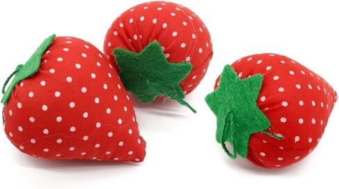 NX Garden 3pcs Tomato على شكل إبرة دبوس وسادة دبوس DIY أداة يدوية لخياطة خياطة خياطة الإبرة الإبرة وسادة وسادة وسادة pincion ، البرتقالي in Saudi Arabia