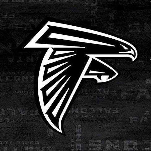 ملصق Skinit المخصص للألعاب متوافق مع وحدة تحكم PS4 - تصميم باللونين الأبيض والأسود مرخص رسميًا من NFL Atlanta Falcons in Kuwait