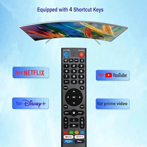 بديل جهاز التحكم عن بعد الصوتي V3 Pro لموديلات VSeeBox V5/ V3/ V2/ V1 Pro، V3 Plus، V1 Max/Elite in Kuwait
