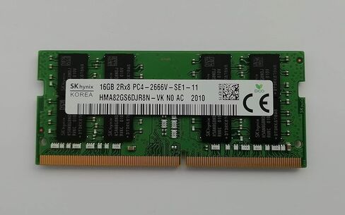 ذاكرة الوصول العشوائي SK Hynix HMA82GS6DJR8N-VK 16 جيجابايت DDR4 2666 ميجا هرتز SODIMM in Kuwait