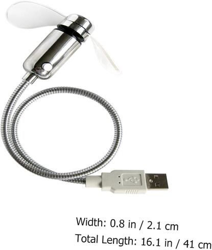 مروحة ساعة COHEALI USB مع شاشة LED في الوقت الحقيقي، مروحة USB صغيرة محمولة قابلة لإعادة الشحن لتبريد المنزل والمكتب in Kuwait