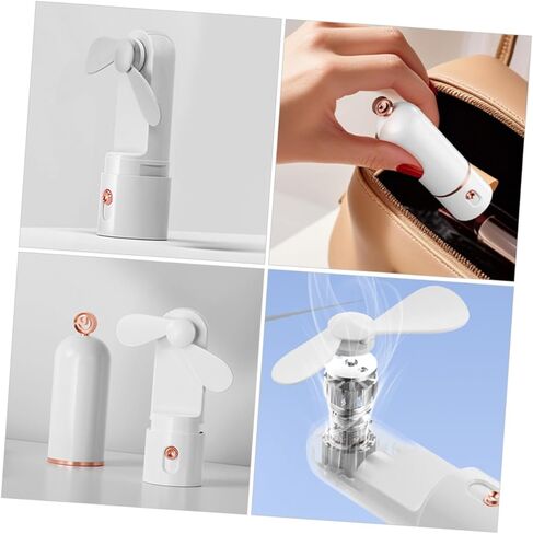 Kisangel Mini Handheld USB Fan with 3-speed Adjustable 2000mah Rechargeable Personal Cooling Fan for Travel Home and Office in Saudi Arabia