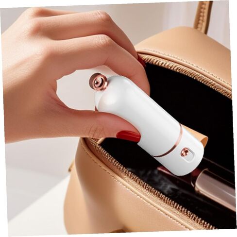 Vaguelly Mini Handheld USB Fan 2000mah Rechargeable Portable Personal Cooling Fan with 3-speed Settings Foldable White for Travel Office Outdoor Use in Saudi Arabia