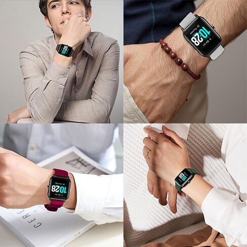 حزام ساعة 19 ملم لـ GRV FC1، ID205L سوار بديل رياضي من السيليكون متوافق مع HAMA 5910، Blackview SW01، Fitpolo H205L/207، Letscom، Letsfit، Lifebee، Willful، ID205S، ID215G، SW025، YM023 in Kuwait