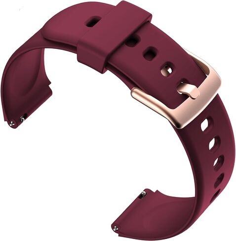 حزام ساعة 19 ملم لـ GRV FC1، ID205L سوار بديل رياضي من السيليكون متوافق مع HAMA 5910، Blackview SW01، Fitpolo H205L/207، Letscom، Letsfit، Lifebee، Willful، ID205S، ID215G، SW025، YM023 in Kuwait
