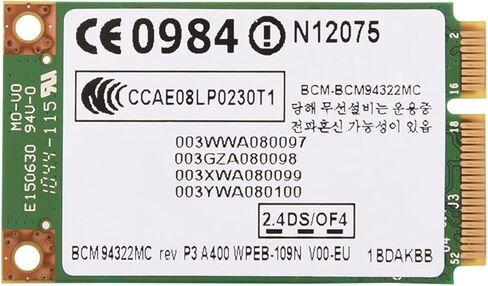 بطاقة مزدوجة النطاق Pcie WiFi بمعدل 300 ميجابت/ثانية للسرعة السريعة، 2.4 جيجا بايت + 5 جيجا من التكنولوجيا اللاسلكية لتغطية واسعة، مناسبة لمعظم أجهزة الكمبيوتر المحمولة، والأجسام المخصصة للهيئات القابلة للنقل in Kuwait