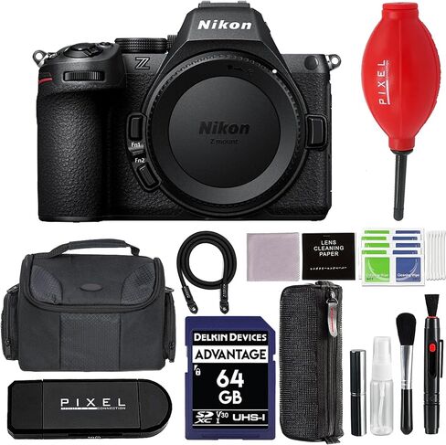 Nikon Z5 II Mirrorless Camera (Black) with Advanced Accessories and Travel Bundle | 1680 | nikon z5 II in Saudi Arabia
