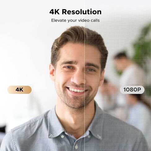 حزمة كاميرا ويب UGREEN 4K مع ميكروفون للألعاب للكمبيوتر الشخصي 24 بت/96 كيلو هرتز in Saudi Arabia