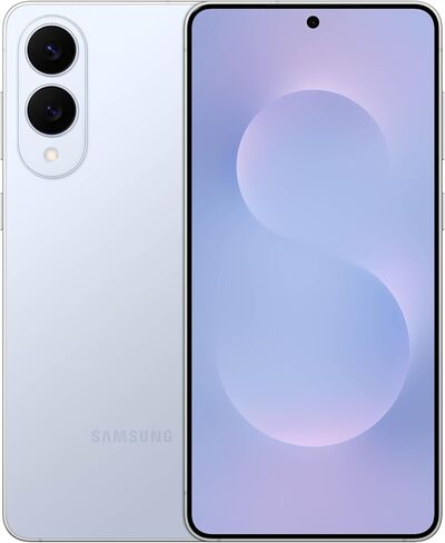 هاتف Samsung Galaxy S25 Edge، هاتف ذكي AI بسعة 512 جيجابايت، نظام Android غير مقفل، فيديو ليلي، معالج سريع، شاشة ProScaler، بطارية طوال اليوم، 2025، ضمان الشركة المصنعة لمدة سنة واحدة في الولايات المتحدة، Titanium Icyblue (متجدد) in Kuwait