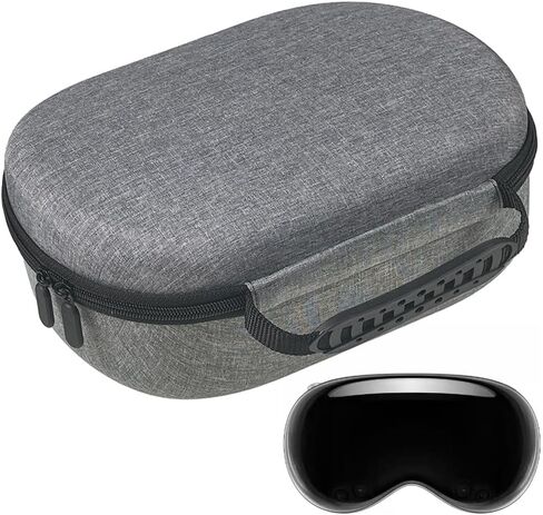 Shockproof Protective Hard Case with Mesh Carrying Case Pocket Portable Travel Carry Handbag for Headset Accessories in Kuwait