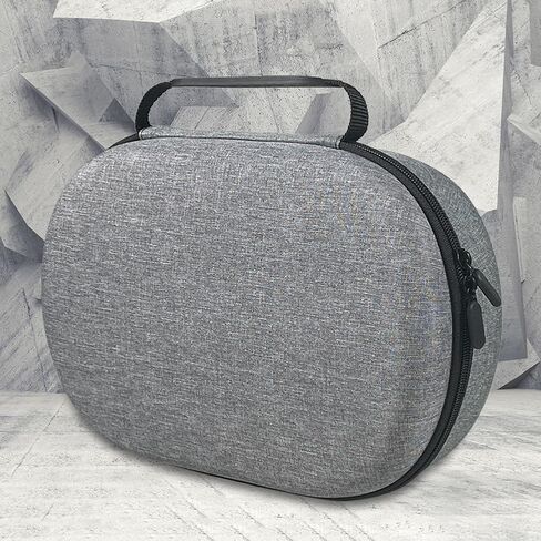 Shockproof Protective Hard Case with Mesh Carrying Case Pocket Portable Travel Carry Handbag for Headset Accessories in Kuwait