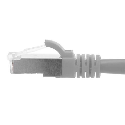 كابل تصحيح NavePoint Ethernet CAT6A، S/FTP، 26AWG، 0.5 قدم، 5 حزم، رمادي in Kuwait