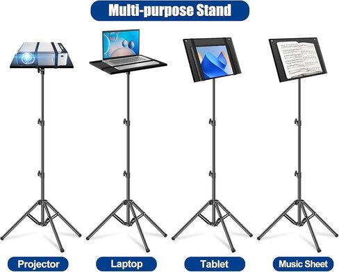 2-Be-Best Projector Tripod Stand Higher 27-63" Adjustable Projector Stand Foldable DJ Table Stand Projectors Floor Mount Stand Portable Laptop Tripod Stand for DJ Equipment Theater Office Home in Kuwait