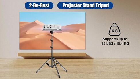 2-Be-Best Projector Tripod Stand Higher 27-63" Adjustable Projector Stand Foldable DJ Table Stand Projectors Floor Mount Stand Portable Laptop Tripod Stand for DJ Equipment Theater Office Home in Kuwait