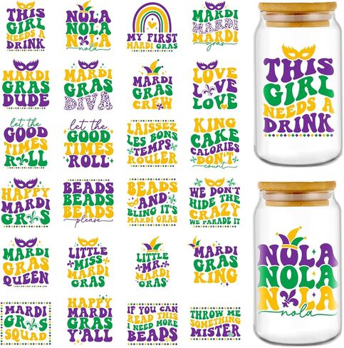 UV DTF Cup Wrap - 20 Sheets Football Bow UV DTF Cup Wraps for 16 oz Glass, Sports Brown Mama Uvdtf Stickers, Rub on Transfer Decals for DIY Water Bottle Mug Crafts in Saudi Arabia