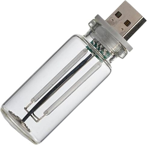 مصباح سيارة ريترو - ضوء ليلي USB للتحكم باللمس لاستخدام السيارات | تصميم أنيق على شكل زجاجة مع قابس USB، وإضاءة داخلية محيطة للوحة القيادة، ومنفذ شاحن السيارات، وأجواء السيارة المزخرفة in Saudi Arabia