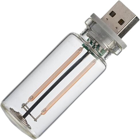 مصباح سيارة ريترو - ضوء ليلي USB للتحكم باللمس لاستخدام السيارات | تصميم أنيق على شكل زجاجة مع قابس USB، وإضاءة داخلية محيطة للوحة القيادة، ومنفذ شاحن السيارات، وأجواء السيارة المزخرفة in Saudi Arabia