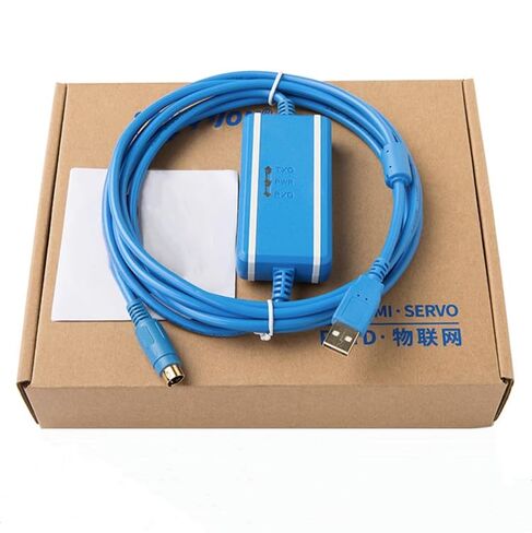 Applicable USB-FBS-232P0-9F PLC Programming Cable FBS Series Download Cable Blue Opto-Isolated Model in Saudi Arabia