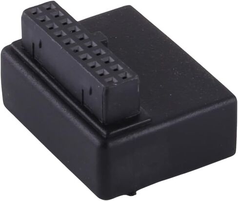 USB3.0 19pin ذكر إلى أنثى تمديد محول حتى أسفل الزاوية 90 درجة للوحة الأم in Kuwait