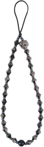 GORGECRAFT Red Crystal Faceted Beaded Phone Charm Wrist Strap Halloween Skull Aesthetic Cellphone Lanyard Wristlet Charms for Mobile Case Camera Key Purse Decoration Accessories in Saudi Arabia