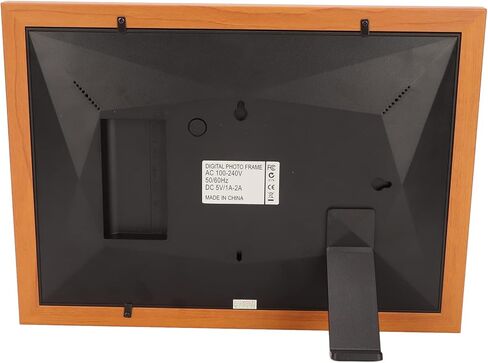 10.1 Inch Digital Picture Frame, 1280 x 800 IPS HD Touch Screen Smart Cloud Digital Photo Frame with 12GB Memory, Auto Rotating, Share Moments via Frameo APP(Brown Wood) in Saudi Arabia