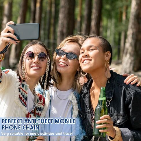 2PCS Mobile Phone Straps with Flexible Spiral Cable, Anti-Theft Spring Cord for Smartphones, Mobile Phone Chain with Carabiner, Universal Lanyard for Outdoor, Hiking, Climbing in Saudi Arabia